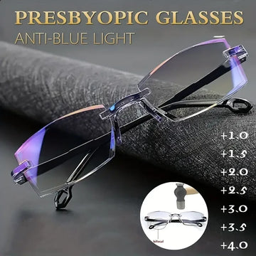 Buy One Get One Free Rimless One Power Reading Glasses @ Just 599/-