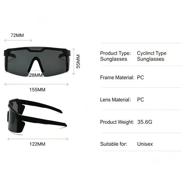 UV400 Photochromic Polarized Safety Glasses - Impact Resistant Outdoor Sports and Work Eyewear