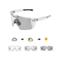 UV400 Photochromic Polarized Safety Glasses - Impact Resistant Outdoor Sports and Work Eyewear